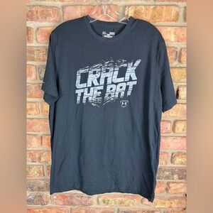 Under Armour Baseball tee. “Crack the bat” M